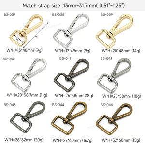 Crochet <span class=keywords><strong>de</strong></span> fixation pour collier <span class=keywords><strong>de</strong></span> chien, sac à main, bandoulière, ceinture, clip <span class=keywords><strong>de</strong></span> déclenchement, accessoires spéciaux pour sacs, vente en gros - Product Image 4