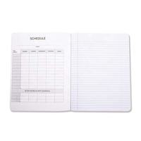 Carnet de notes A5/B5 personnalisé en gros, couverture souple en kraft, lignage horizontal, pour étudiants et fabricants