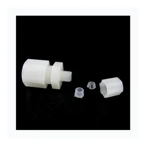 Top Selling Screw Thread Plastic Joint White PVDF Reducing Union Connectors