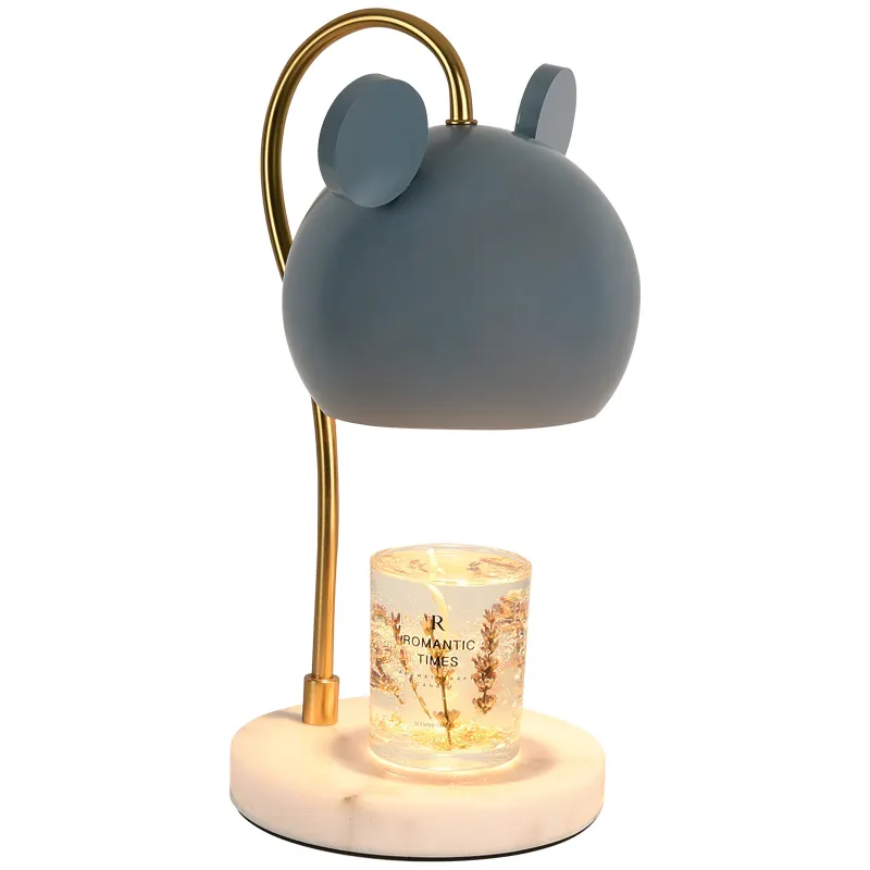 Mouse forma Metal Vela Aquecedor Lâmpada De Mesa lâmpada GU10 Vela Perfumada