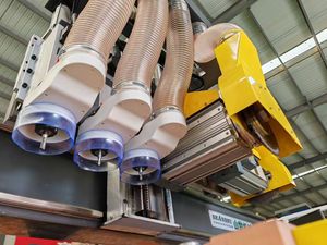 Ce认证的3轴数控刳刨机木工雕刻双锯片精密面板切割，用于家具橱柜门齿轮 - Product Image 4