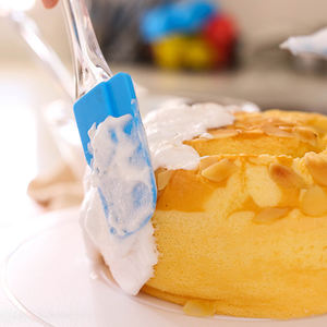 उच्च गुणवत्ता 3 पीसी स्पष्ट प्लास्टिक हैंडल सिलिकॉन केक पाउडर मिश्रण के लिए बेकिंग उपकरण - Product Image 5