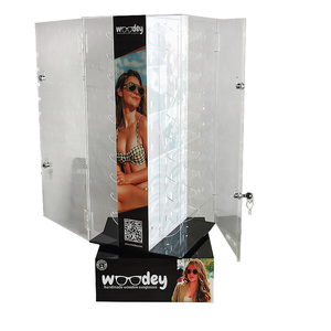 Đa Chức Năng Hiển Thị 2 Cửa 40 Sunglasses Acrylic <span class=keywords><strong>Eyewear</strong></span> Hiển Thị Đứng LED <span class=keywords><strong>Light</strong></span> Điện Thoại Di Động Phụ Kiện Hiển Thị Đứng - Product Image 6