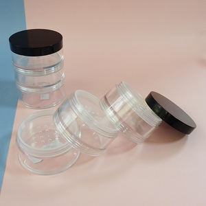 Grossiste Pot de poudre libre en plastique pailleté de couleur 3-en-1 pour injection Récipient cosmétique imprimé timbre à chaud - Product Image 4