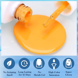 Neis Hoge Kwaliteit Lichte Kleur Nagellak Kit Gratis Custom Logo Oem Private Label Nail Kit Gel Polish Set - Product Image 5