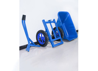 Chariot de transport agricole pliable à 2 roues de qualité export pour ferme et jardin, OEM