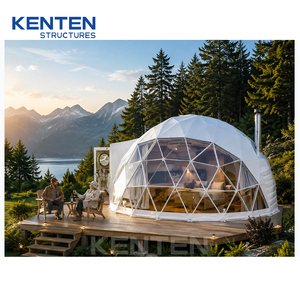 KENTEN tenda a cupola geodetica di lusso resort hotel tenda inverno tende da esterno campeggio all'aperto impermeabile resistente con stufa - Product Image 1