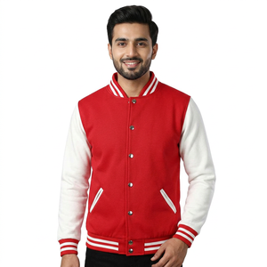 Chaqueta Varsity Bordada con Estampado Personalizado 2023, Chaqueta de Béisbol Extra Grande para Hombre, Estilo Universitario Personalizado, Ropa Urbana OEM - Product Image 1