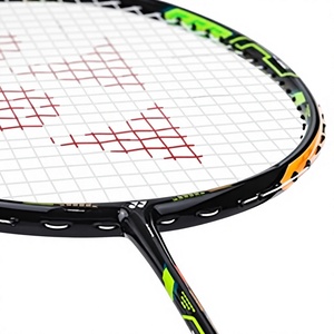 Raquette de badminton ultra-légère en fibre de carbone, cadre de forme spéciale, cohésion offensive, 40T, dure, télescopique, durable, tissu amateur - Product Image 5