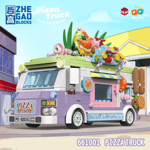 ZEKO Factory Wholesale ABS Construction Toy DIY Building Block Assembly Kits Modern Buildings Model 550 Pieces Birthday - Product Image 1