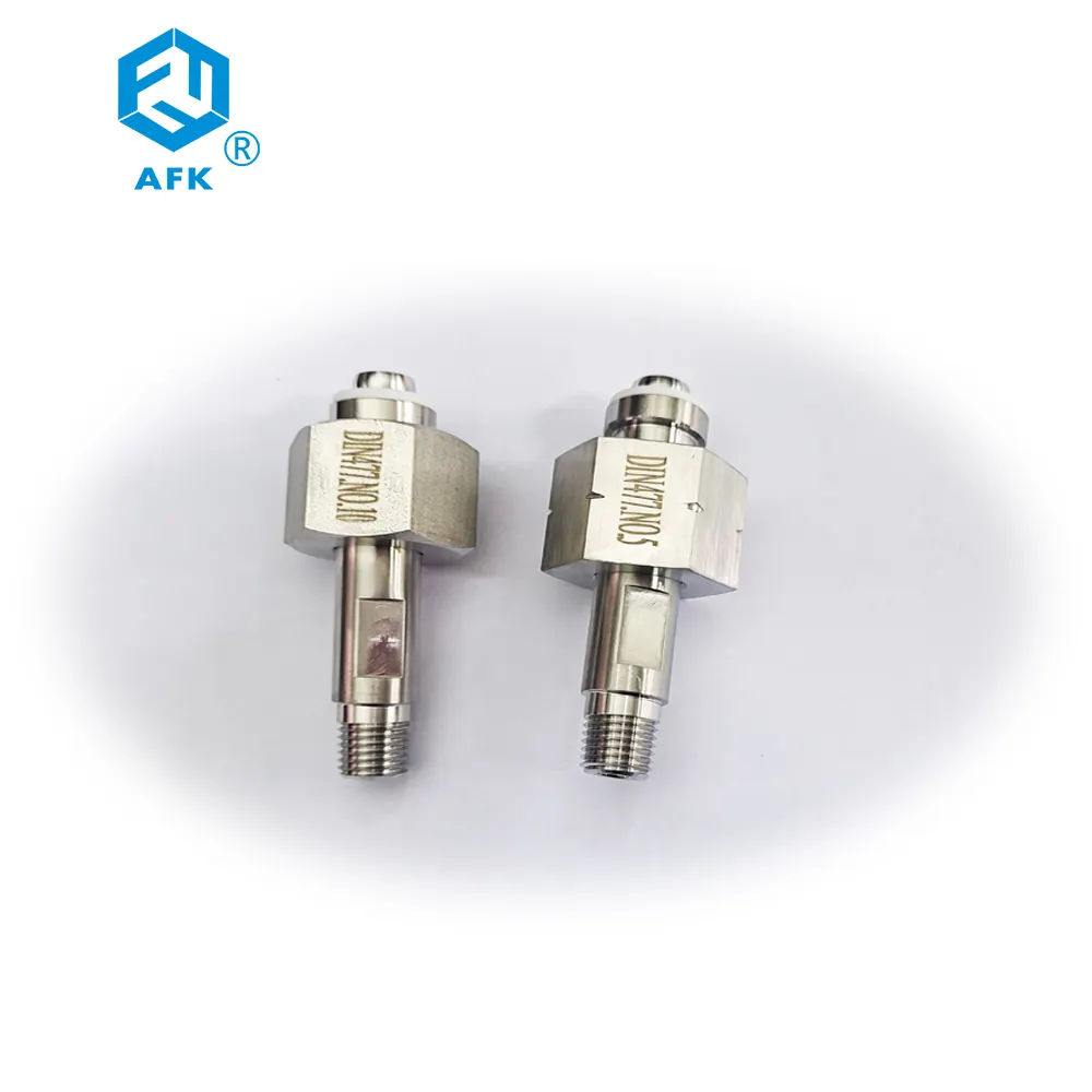 AFKLOK Stainless Steel Cylinder Coupling DIN477.NO1 NO5 NO6 NO8 NO9 NO10 1/4in Male NPT