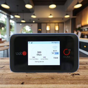 เราเตอร์พกพา Olax MT60 4G Cat6 Cat7 รองรับ WiFi แบบพกพา  Dual Band 2.4G 300Mbps ฮอตสปอต แบตเตอรี่ 4000mAh WiFi6 พร้อมพอร์ตเสาอากาศ รองรับซิมการ์ด Cat6 - Product Image 1