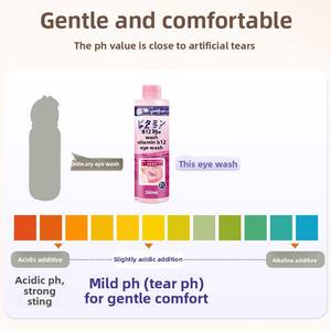 Detergente Oculare Portatile all'Acido Ialuronico e Vitamina B12 260ml con 2 Anni di Conservazione per Studenti - Product Image 3