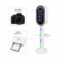 Kiosko inflable Vintage portátil, cabina de fotos para fiesta de negocios, boda, compatible con Selfie, DSLR, compatibilidad con Smartphone