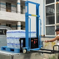 Chariots élévateurs montés sur camion de 0,5t à 1 tonne, style 2026, produit chinois, transpalette électrique autoportant et auto-chargeur pour le transport