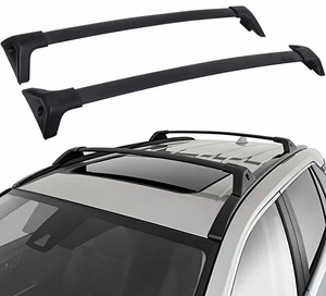 Barres transversales <span class=keywords><strong>de</strong></span> <span class=keywords><strong>toit</strong></span> en alliage d'aluminium Sunsing pour SUV avec porte-bagages pour <span class=keywords><strong>RAV4</strong></span> <span class=keywords><strong>2019</strong></span>+, haute capacité <span class=keywords><strong>de</strong></span> charge, certifiées CE, modèle noir 8133Y19-A - Product Image 1