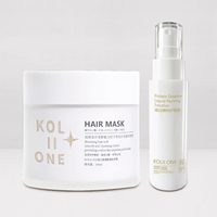 KOLII ONE Crème Réparatrice Capillaire Professionnelle à la Kératine Qualité Salon 2-EN-1 Nourrissante Anti-Pelliculaire Protection Couleur Hydratante pour