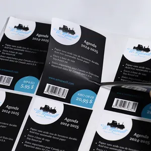 Custom sticker printing Waterproof adhesive Die Cut Sticker Logo Label Vinyl Stickers Printing Labels