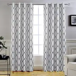 Wholesale Cheap Price Window Curtains Curtains Geometric Blackout Grommet Window Curtains