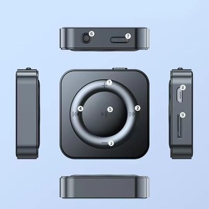 <span class=keywords><strong>Reproductor</strong></span> MP3 compacto sin pantalla, diseño con clip, botones físicos simples, compatible con tarjeta TF, <span class=keywords><strong>reproductor</strong></span> de música portátil sin pérdidas - Product Image 5