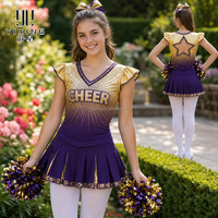Uniforme de Animadoras de Manga Larga, Sublimación Personalizada, Bordado, Venta Directa de Fábrica, MOQ Bajo, Diseño Gratuito, Pedido en Grupo