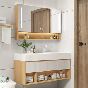 <span class=keywords><strong>Mobile</strong></span> da <span class=keywords><strong>Bagno</strong></span> <span class=keywords><strong>in</strong></span> Legno di Lusso <span class=keywords><strong>con</strong></span> <span class=keywords><strong>Lavabo</strong></span>, Design Elegante, Servizi OEM/ODM, Supporto per Design Personalizzato. - Product Image 1