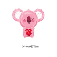 Ballons Saint-Valentin 2027 en forme de cœur, lèvres et koala – Fournitures de décoration pour mariage, fête prénuptiale et anniversaire