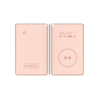 Traceur de carte intelligent ultra-mince pour portefeuille, compatible réseau de localisation, étanche, localisateur d'objets, rechargeable, chargeur sans fil