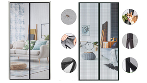 Zanzariera magnetica rinforzata con schermo in stile europeo per porta - Product Image 3