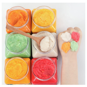 100% Pure Vegan Limpieza profunda Ablandar las cutículas Eliminar la piel muerta Venta al por mayor Sal Marina Blanqueamiento <span class=keywords><strong>Exfoliante</strong></span> corporal - Product Image 3