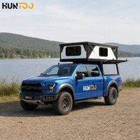 Tente de camping pour camion tout-terrain à coque rigide Hunttoo, tente de camping à coque rigide pour les voyages en plein air
