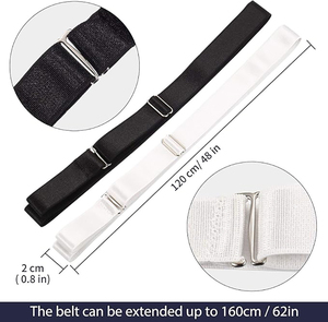 Mens Không Trượt Áo Sơ Mi Chủ Có Thể Điều Chỉnh Áo Sơ Mi Ở Đàn Hồi Garter Dây Đeo Tuck Nó Vành Đai Áo Sơ Mi Ở - Product Image 4