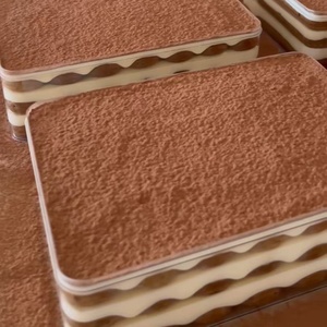 Nhựa Tiramisu <span class=keywords><strong>container</strong></span> lớn Mousse bánh trong suốt PS Vật liệu vật nuôi Tiramisu hộp cho thực phẩm bán buôn - Product Image 2