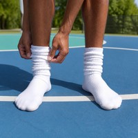 Chaussettes de sport antidérapantes à soutien de la voûte plantaire pour le football, marque privée, pour les magasins de détail