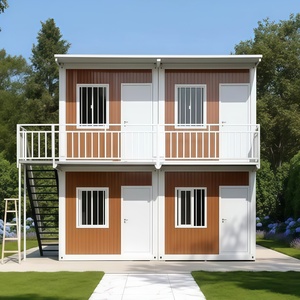 Maison préfabriquée portable et pliable, conteneur avec eau et électricité complètes pour chantier, camp ou bureau - Product Image 1