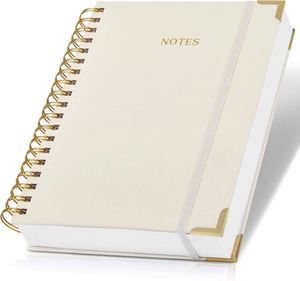 Premium Waterproof Durable Spiral Notebook Anti-Drop A4 B5 <b>A5</b> Leather Notebook with Elastic Band Student Thick Paper <b>Notepad</b> - Product Image 1