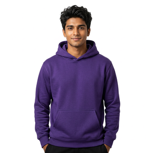 Custom 420G Cotton Fleece <b>Hoodie</b> for Men Puff Printing Embroidery Oversized Men's Sweatshirts for Autumn OEM Service Available - Product Image 1