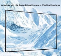 Écran de projection motorisé VIY 100 pouces, écran de projecteur normal, écran de projection 4K pour la maison