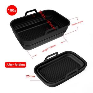 Tapis de cuisson en silicone rectangulaires pliables épaissis Prime Handy, réutilisables et sûrs pour les repas, les friteuses à <span class=keywords><strong>air</strong></span> et les cuisinières - Product Image 4