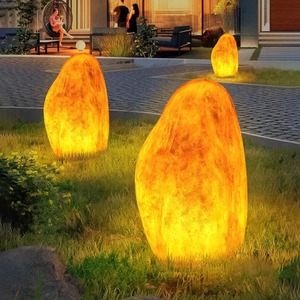 ไฟหินเรืองแสงจำลองพลังงานแสงอาทิตย์ สำหรับตกแต่งสวน กันน้ำ เหมาะสำหรับลานบ้าน วิลล่า และภูมิทัศน์ - Product Image 1
