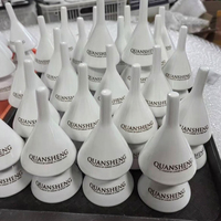 Testeur de parfum en céramique, diffuseur d'arômes, support de plaque de test d'huiles essentielles, entonnoir de dégustation de parfum, coupelle de dégustation de parfum