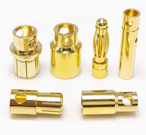 Đồng Tinh Khiết Đầu Chuối 2.0 3.0 3.5 4.0 5.0 5.5 6.0Mm Chuối Cắm Mô Hình Động Cơ Máy Bay Điều Chỉnh Điện - Product Image 1