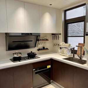 Juego de Muebles de Almacenamiento de Madera para Toda la Casa, Estilo Moderno de Lujo, Personalizado, para Cocina, Restaurante, con Encimera Integrada - Product Image 1