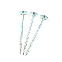 Prix usine galvanisé tête de parapluie torsadé clous de toiture tête de parapluie tête de parapluie clous de toiture de haute qualité 9G 3.85mm