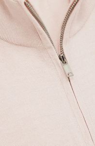 Suéter de punto personalizado de lana merino para hombre con cuello medio cremallera, fabricado a medida - Product Image 5