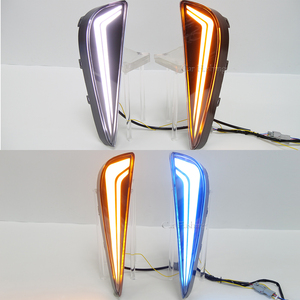 Para Toyota <span class=keywords><strong>Prius</strong></span> 2019 2020 2021 <span class=keywords><strong>2022</strong></span> 2023, Luz LED Diurna Blanca DRL con Cubierta de Luz Antiniebla e Intermitente Amarilla - Product Image 4
