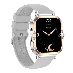 Reloj Inteligente para Mujer con Pantalla AMOLED HD a Color de 1.75 Pulgadas, Llamadas Bluetooth, NFC, Monitor de Sueño, Correa de Silicona, Monitorización <span class=keywords><strong>Menstrual</strong></span> - Product Image 6