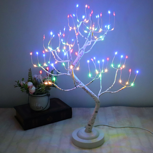 <span class=keywords><strong>Led</strong></span> bàn bonsai cây ánh sáng 108 <span class=keywords><strong>LED</strong></span> đầu đèn phòng ngủ nhà trong nhà đám cưới trang trí tiệc điều khiển từ xa nhiều màu - Product Image 2