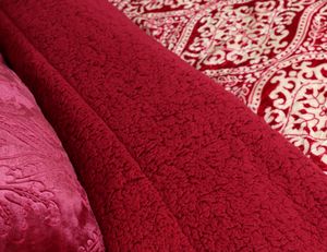 Listo Stock Imprimir Color 3PCs 220cmX240cm Franela Sherpa Alta Calidad Verificable Borrego Edredón <span class=keywords><strong>Juber</strong></span> King Size - Product Image 2