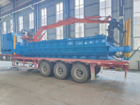 Presse à balles multifonctionnelle automatique BRD de 75 kW montée sur camion pour le traitement sur site des métaux mixtes en acier inoxydable et en alliage d'aluminium